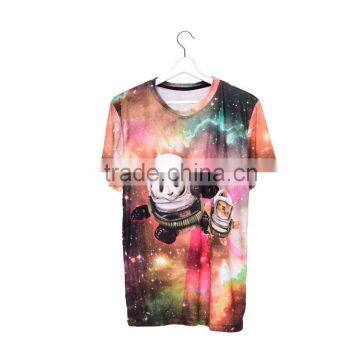 Factory New Arrived 3D Print Galaxy Panda Cat Women Gym Tshirt