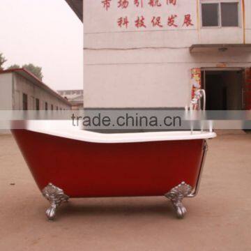 Freestanding Cast Iron Slipper Bath Tub in 1560mm Long photo-4