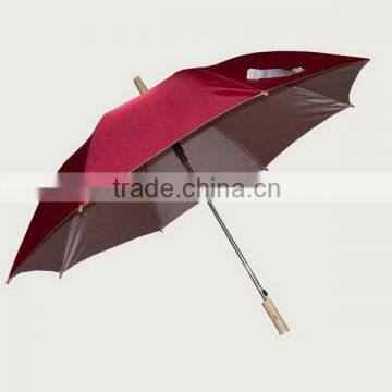 High quality trendy uv protection straight umbrella silver