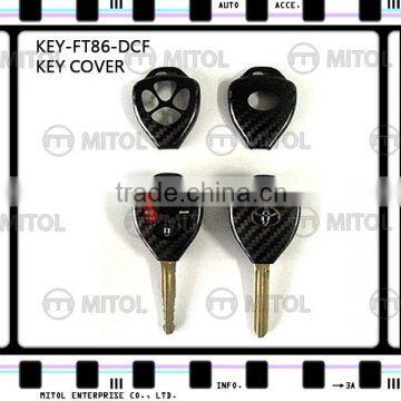 Car Key Cover For Toyota FT-86/GT-86/FR-S/BRZ Carbon Fiber