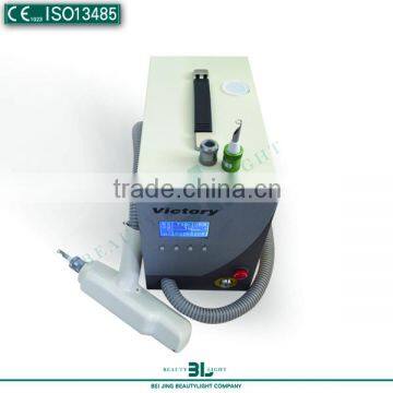 ND yag laser skin whitening device / tattoo removal machine with three heads