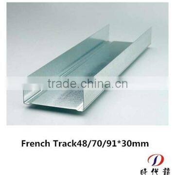 French standard ceiling drywall metal tracks