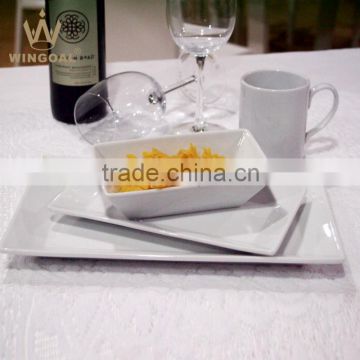 Rectangle porcelain dinner set