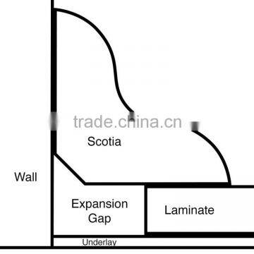 decorative Scotia solid wood moulding profile