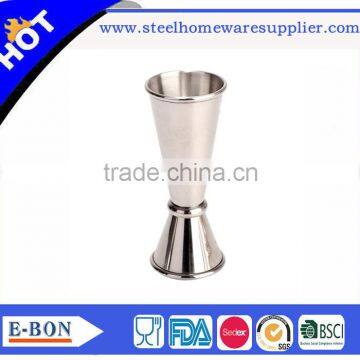 High quality stainless steel double head jigger measuring cup bar tools