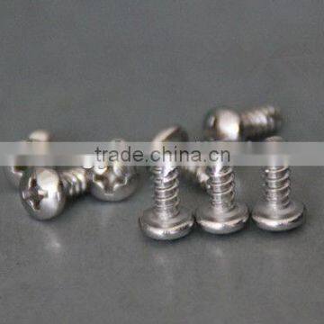 stainless steel Phillips pan head sheet metal screw