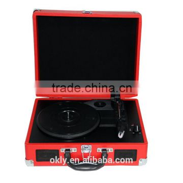 shenzhen factory okly wholesale record turntable player with OEM service