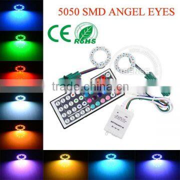 High Quality s multi-color 5050smd rgb smd angel eyes,color changing angel eyes with remote