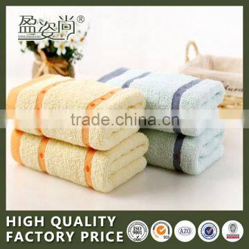 High Quality Stripes Jacquard Towel 100% Cotton Face Towel