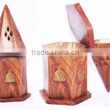 NAUTICAL CONE WOOD BURNER-DESIGNER INCENSE BURNER-DECORATIVE BURNER NWIB005