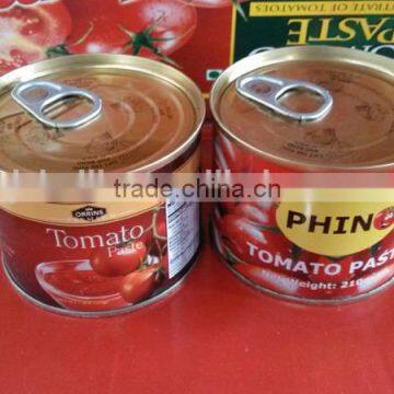 Printed Package Tomato Paste in can/tin