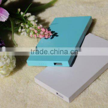 Metal aluminium alloy shell slim card power bank