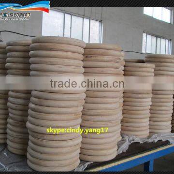 2015 Hot Selling Wooden Gym Ring With Strap