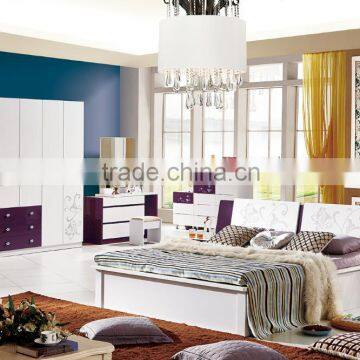 mdf bedroom set/bedroom furniture/ fashion bed