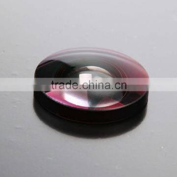 Plano-convex collimator led coated glass lens for camera