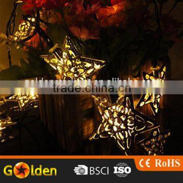 12 LED Christmas decoration star solar string Light                        
                                                Quality Choice