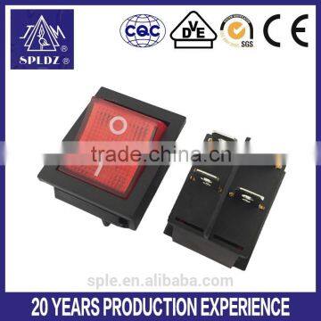 16A/250V 4 pin on-off rocker switch KCD4-201N