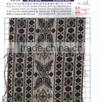 China style national printed vintage 100 cotton yarn dyed woven fabric suppliers