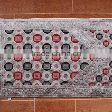 100%Chenille 70*110CM Woven Muslim Prayer Rug Mat photo-4