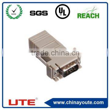 DB9 Male to RJ45 Female Modular Adapter