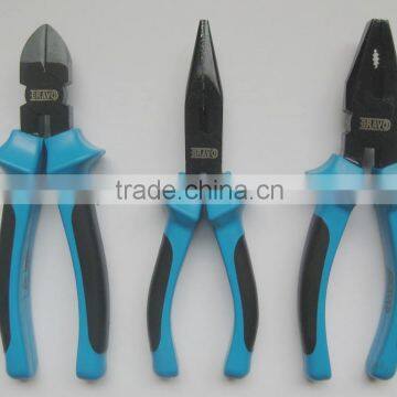 3PCS Pliers Set, Hardware Tools Kit, Combination Pliers, Long Nose Pliers, Diagonal Cutter Pliers, Mechanical Pliers Function