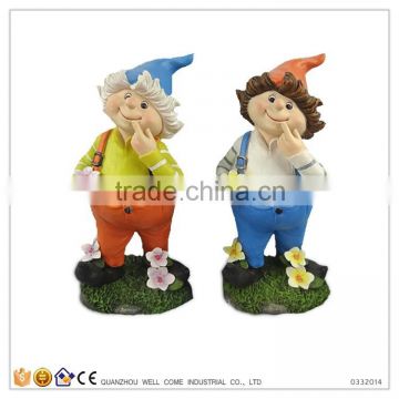 Hot Sales Resin Elf Garden Statues Thinking Of The Dwarf