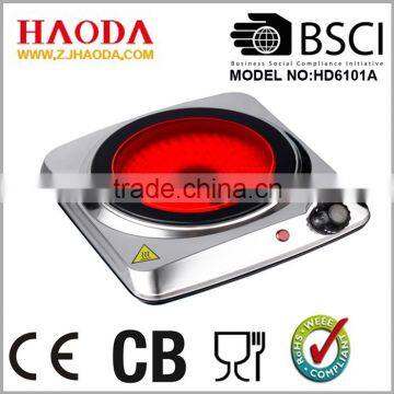 Mechanical SUS430 and CE CB approval ceramic cooker hobs