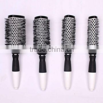 hot Ceramic ionic triangle hair brush ,professional brush