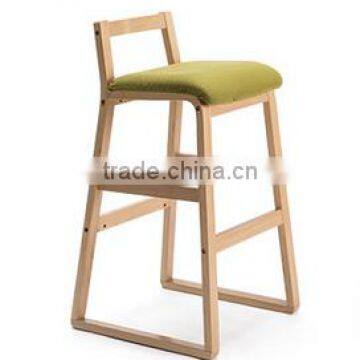 FIRST TOUCH wooden back-rest barstool