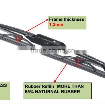 T550 Auto Parts Metal Frame Car Windshield Wiper Blade