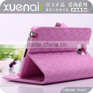 Whosale sheep leather Case for Samsung Note 3