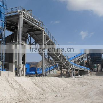 Conveyor Belt for ore beneficiation with two aisle and safe cover