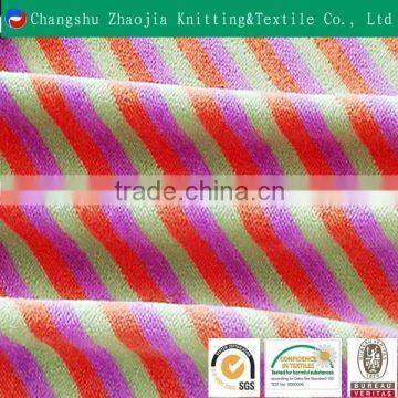 2016 latest fashion custom 100% cotton colorful stripes printed fabric