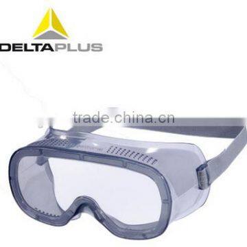 Deltaplus Clear Polycarbonate Goggles te textile elastic strap safety glasses