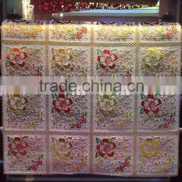 New product --- PVA lace golden or silvery table cloth