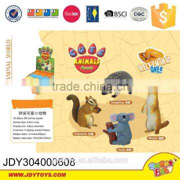 Cheap Wholesale Cute Animal Puzzle 24pcs DD Assembled Animal Puzzle