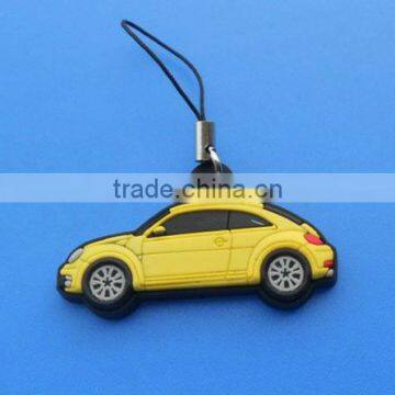 custom rubber cellphone mobile hang charms