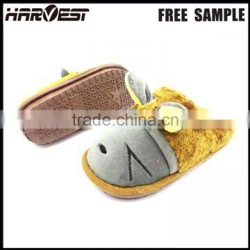Washable Cartoon Slipper Bedroom , Solf Plush Animal Slipper Custom photo-2