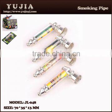 YuJia Most Popular small metal smoking pipes with good price good quality JL-048