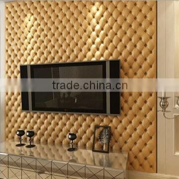 PVC leather panel for wall decoration