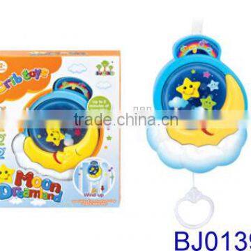 New fashion baby toy windup moon baby mobile