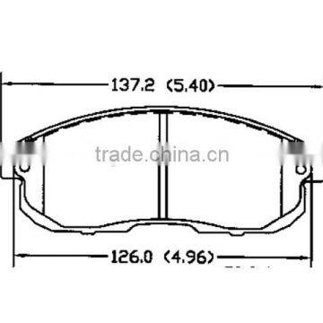 D653 OE41060-5Y790 for INFINITI NISSAN RENAULT SUZUKI brake pad factory