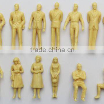 artificial model human skin figure, architectural scale models figure, model skin resin figure for 1/50, building model skin