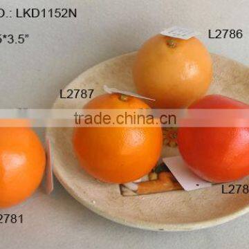 2013Artificial Fake Fruits 3.5*3.5 Inch Artificial Polyfoam Orange House Decoration