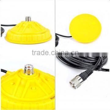 KINNOTA BMW58 5m SO239 YELLOW Magnetic ANTENNA BASE For Car Mobile Radio photo-2