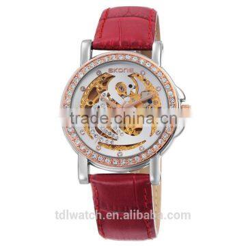 Latest Design Genuine Leather Luxury Machanical Watch