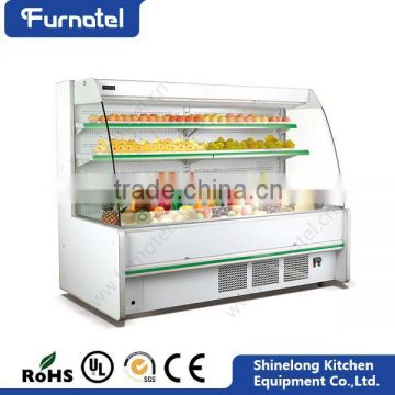 Guangzhou Commercial & Industrial Fruit And Vegetable Open Showcase Refrigerator