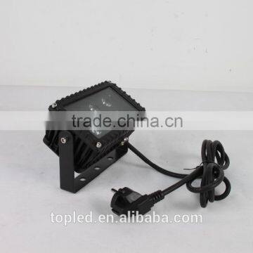6W 6pcs single color leds professional led stage flood light, 1707LUX@2M,outdoor flood light