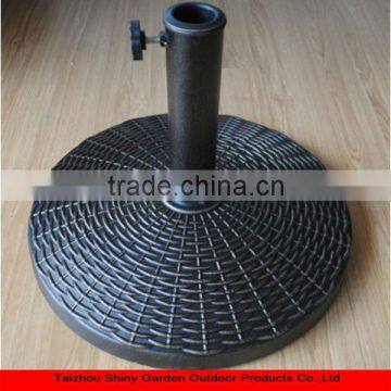 plastic resin outdoor umbrella base