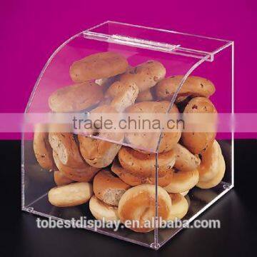 elegant clear acrylic food display cases,acrylic bread box